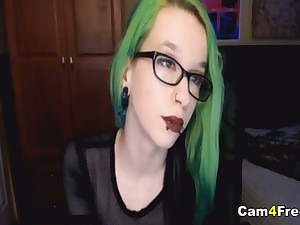 Hot Order of the day Nerdy Babe Kidding her Viewers